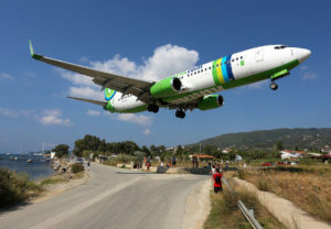 skiathos airport, skopelos by plane