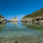 Praias de Skopelos Agios Ioannis Cave Foto