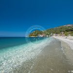 Plage de Skopelos Loutraki, plage de Katakalou Skopelos, plages de Skopelos glossa Skopelos, plages organisées, bains romains, Sporades, Grèce
