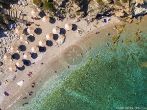 Letecká fotografie Skopelos Agios Ioannis