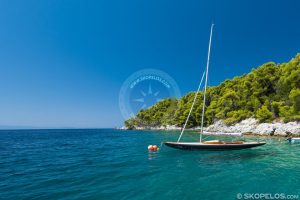 navegando na ilha de Skopelos, dicas de navegação, esporões do norte