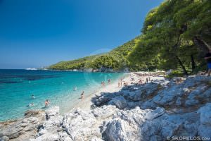 Praias de Skopelos Foto de Kastani Beach