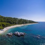 Skopelos Beaches Milia Beach Aerial Photo