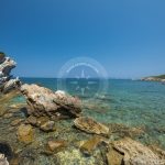 Skopelos çimərlikləri Perivoliou Beach Photo