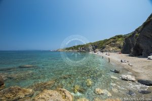 Plages de Skopelos Photo de plage de Perivoliou, plages de Skopelos près du village de Glossa