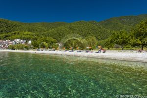 Skopelos Elios Beach vue de la mer photo