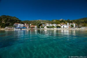 Loutraki sadam Skopelos, külad Skopelos, glossa Skopelos, sadamad Skopelos