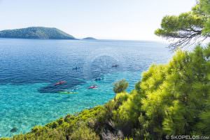 activités de plein air à skopelos, loisirs à skopelos, kayak à skopelos