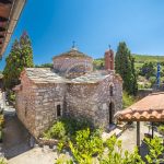 Manastiri Skopelos Agia Varvara Fotografija