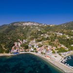Skopelos Ports Photos aériennes du port de Glossa Loutraki