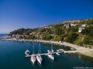 Calafoirt Skopelos Glossa Loutraki Port Aerfóta
