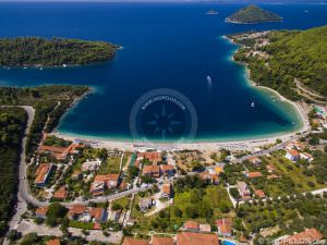 Skopelos Villages Beaches Panormos Aerial Photo