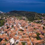 Skopelos Landsbyer Glossa Village Aerial Photo
