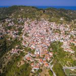 სკოპელოს სოფლები Glossa Village Aerial Photo