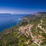 Skopelos Villages Photo aérienne du climat de Palio