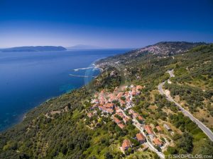 Skopelos Villages Palio Klima Aerial Photo