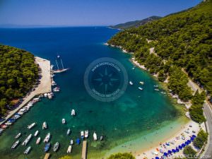 Sela Skopelos Portovi Agnontas Zračna fotografija