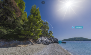 Skopelos com Ekatopenintari beach beaches accesiible only by boat