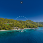 Skopelos com Ekatopenintari spiaggia spiagge accessibili solo in barca