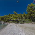 Skopelos com Ekatopenintari spiaggia spiagge accessibili solo in barca