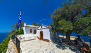 skopelos avec l'église Ai Giannis Kastri mamma mia mamma mia, Skopelos ai giannis kastri