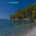 Skopelos com Ftelia Neraki Beach Strande tilgængelige med båd