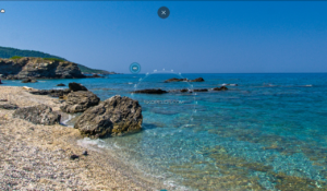 Skopelos strandok Hondrogiorgi, Chondrogiorgi strand Skopelos, strandok Glossa falu közelében