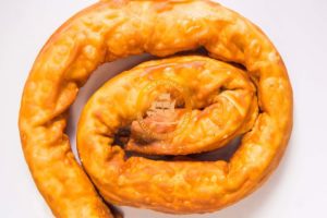 skopelos cheese pie, food in skopelos chora