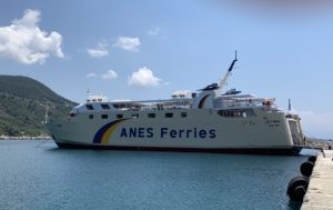bateau symi, d'Agios Konstantinos à Skopelos, arriver à Skopelos