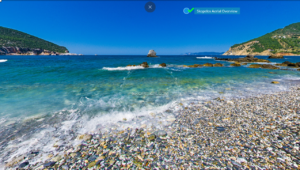 Skopelos com Chora Beach Ammos Plaka Beach Plaże Miasto