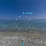 Skopelos com Mavraki strandstrande kun tilgængelige ad søvejen