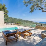 Skopelos villa con piscina ad Antigone