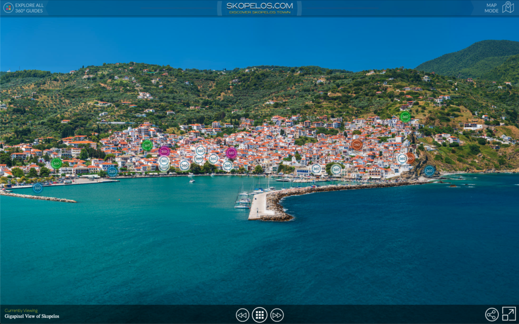 Skopelos 360 Panoramic View Σκόπελος Πανοραμικές Φωτογραφίες