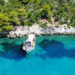 טיולי ים של Skopelos בים