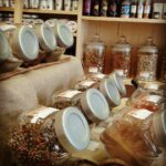 Negozio di prodotti locali Skopelos mediterraneo gastronomia