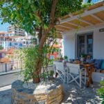 Skopelos sinioritsa dům chora město