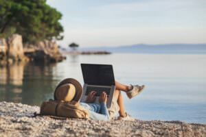 skopelos afgeleë werkende digitale nomades