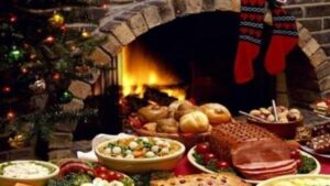 Skopelos christmas dinner elves holidays desserts recipes