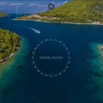 Skopelos com Blo Bay Panormose rannad skopelose avastamiseks