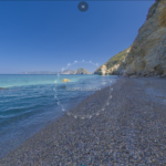 Skopelos com kerasorema strand strande slegs per boot