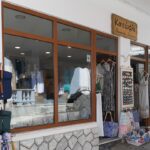 Skopelos com alış-veriş katofli əl işi aksesuarlar paltar çantaları ayaqqabılar