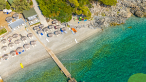 Sinilipu rannad Skopelos, randade juhend