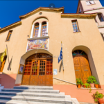 Skopelos com גלוסה כנסיות מנזרים עלייתה של הבתולה מריה Panagia