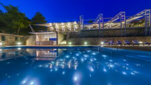 skopelos hôtels adrina resort piscine