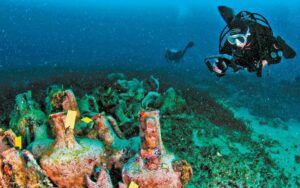 Underwater Archeological Museum Alonissos Underwater Museum Sporades Underwater Museum the Parthenon of Shipwreck Peristera Island