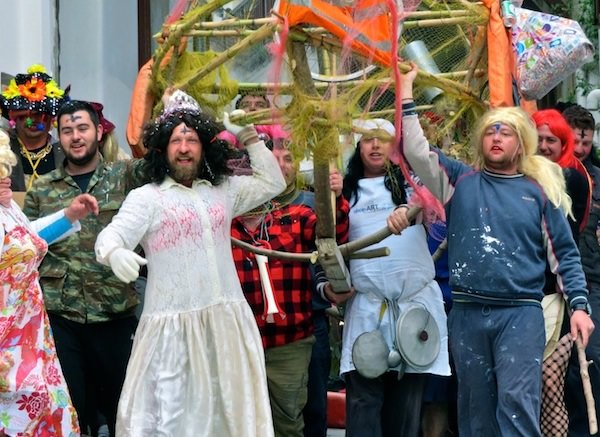 Carnival In Skopelos, Traditions On Island, Trata