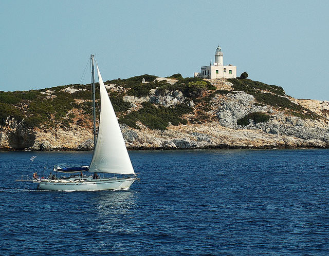 Skopelos Gape Gourouni Faros Lighthouse Gourouni