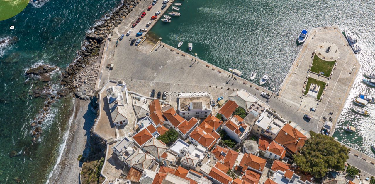 Skopelos Chora Town Panoramic
