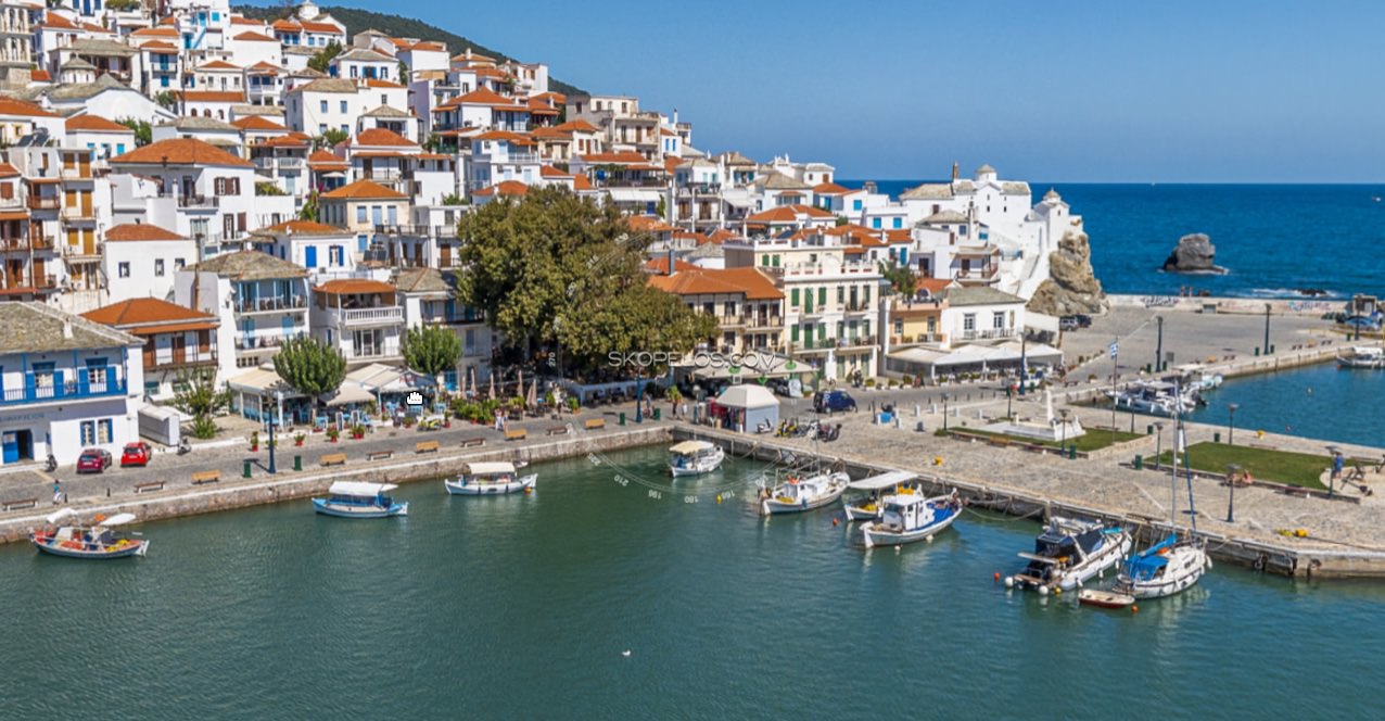 Skopelos Panagitsa Of Pyrgos Chruch Chora Town