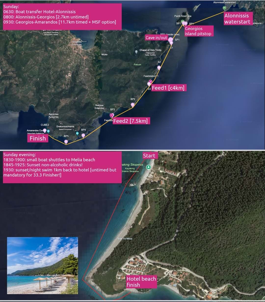 Ultraswim Epic Open Water Marathon In Skopelos Adrina Hotels